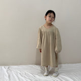 Yoryu Crinkle Dress | Tan