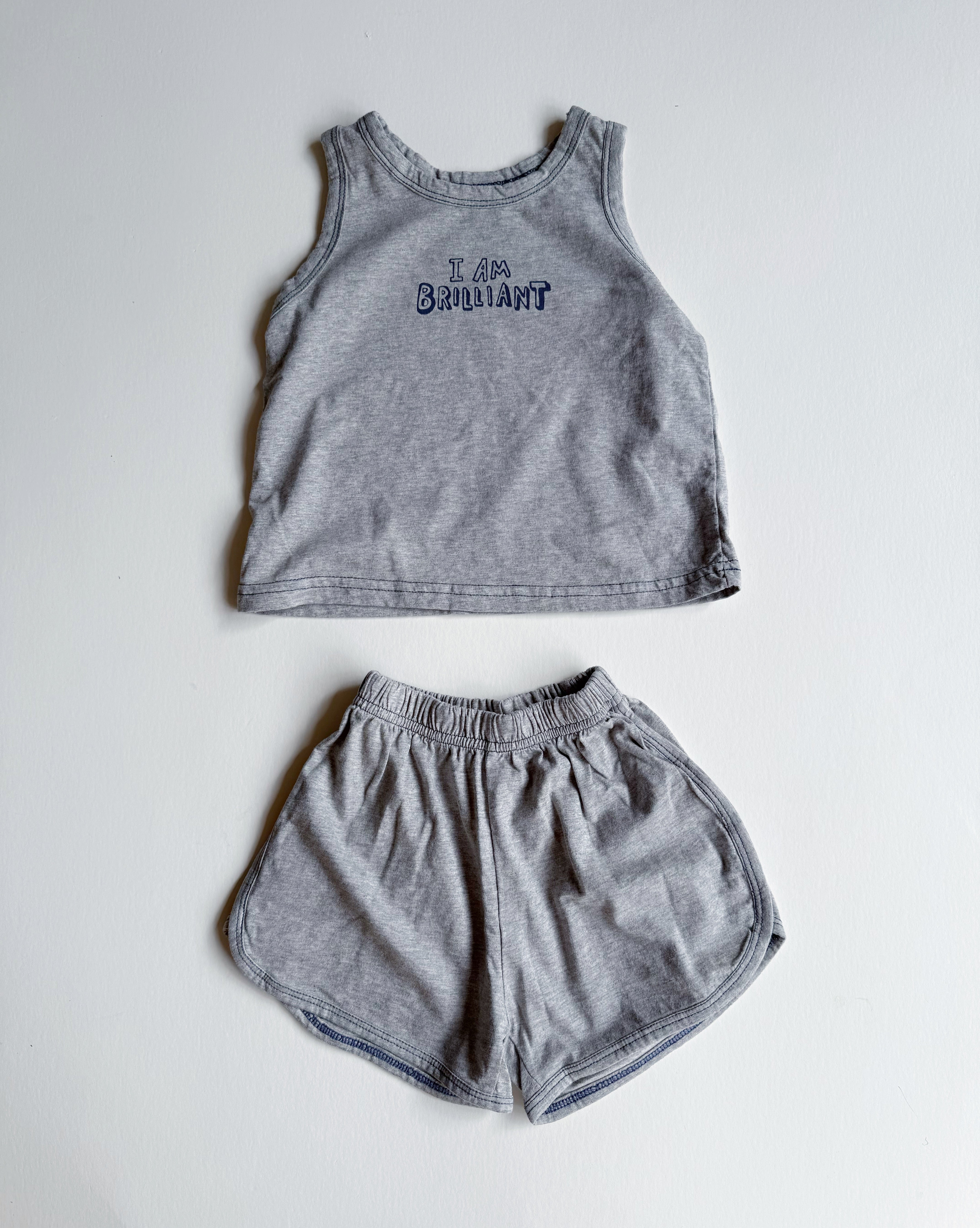 I Am Brilliant Set | Grey