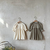 Emily Smocked Dress | Khaki