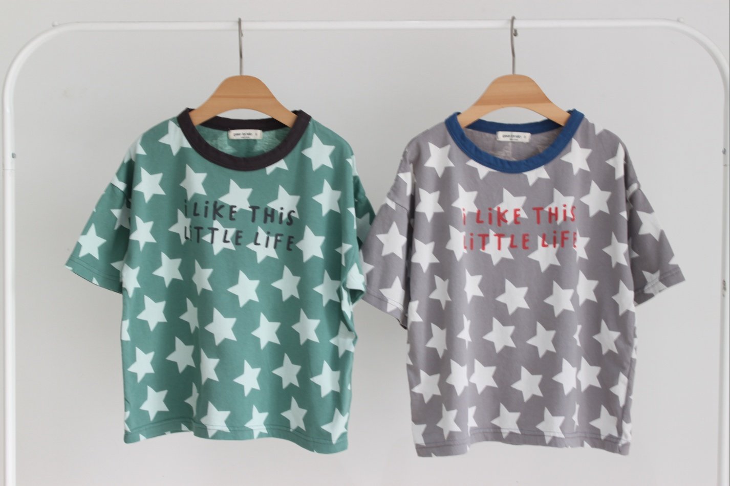 Little Life Star Tee | Green