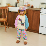 Giraffe Colorblock Sweatshirt