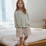 Eyelet Cardigan | Mint