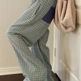 Women's Plaid Pants | Green