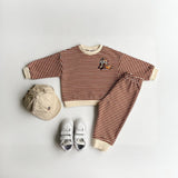 Striped Disney Sweat Set | Chip & Dale