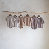 Baby Dinsoaur Romper | Beige