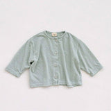 Eyelet Cardigan | Mint