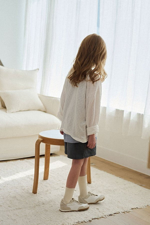 Eyelet Cardigan | Ivory