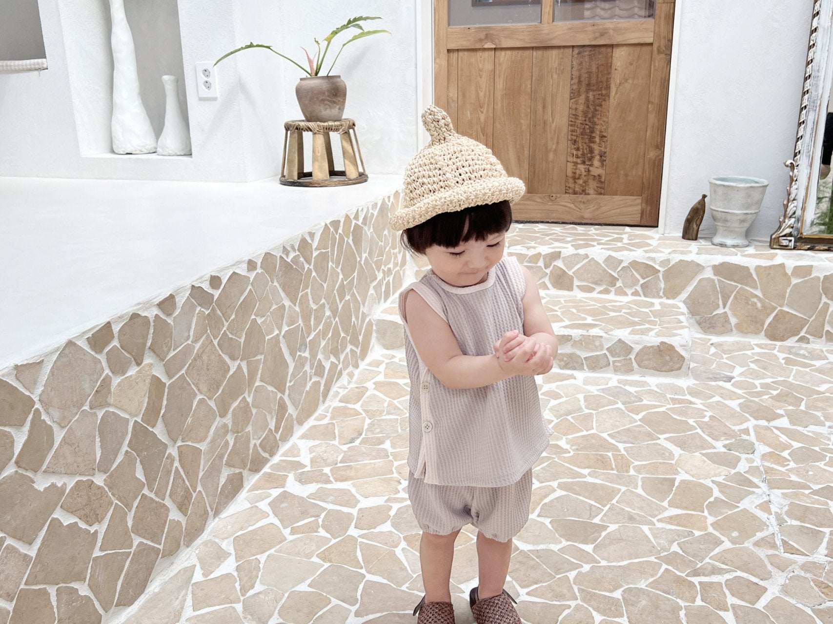 Baby Waffle Set | Beige