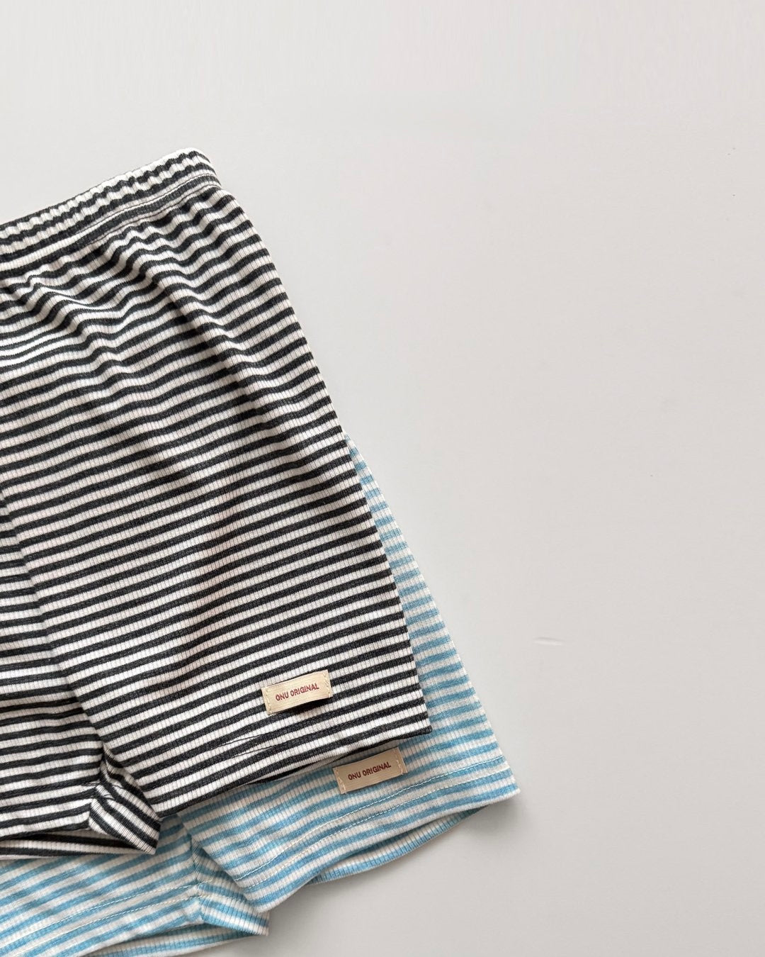 Kid's Striped Ribbed Set | 2 Colors