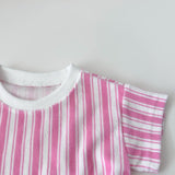 Terry Spring Set | Pink Stripe