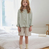 Eyelet Cardigan | Mint