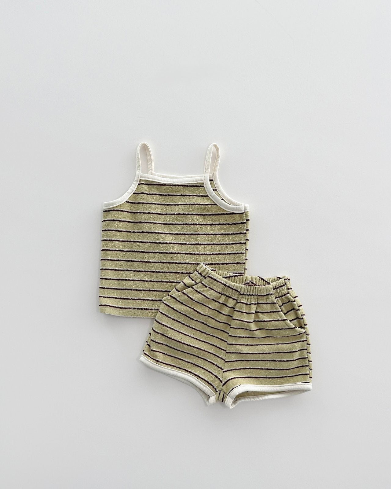 Baby Striped Terry Set | 2 Colors