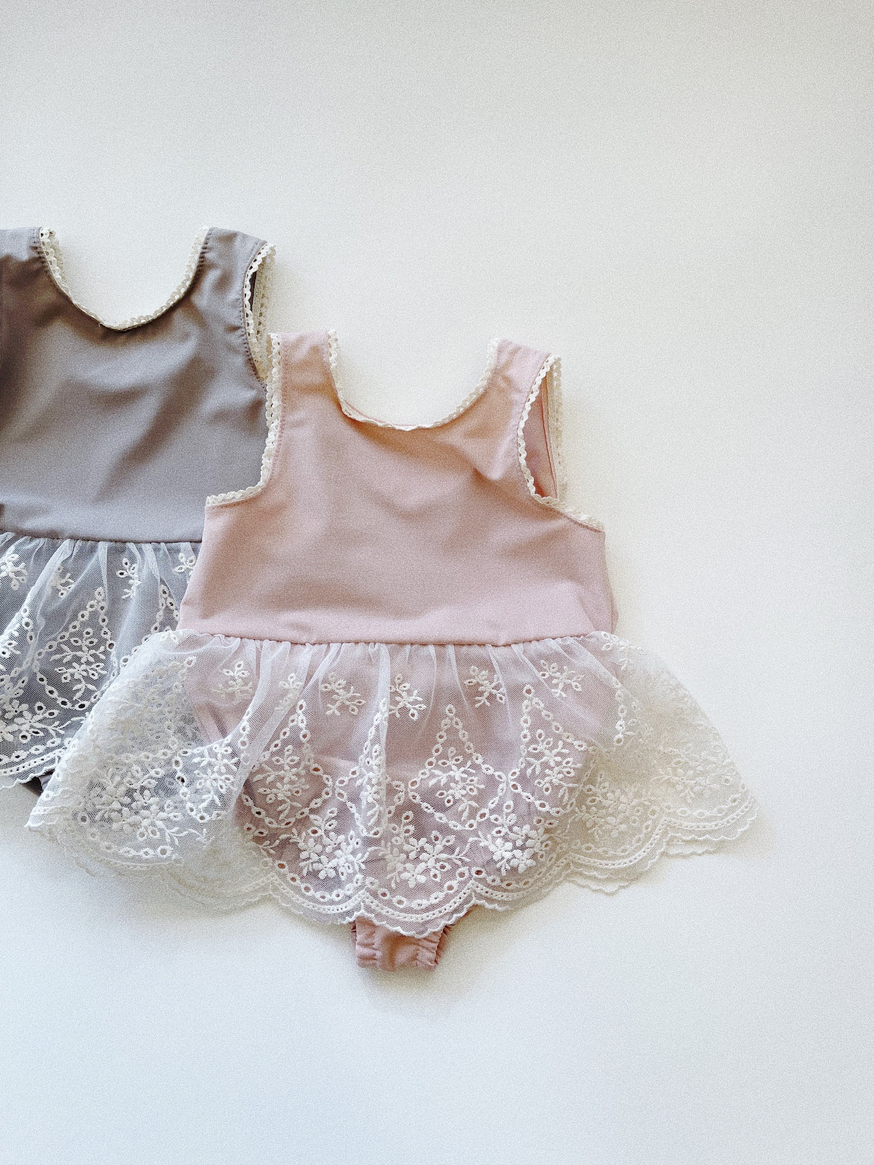 Ivy Lace Swimsuit - Grey