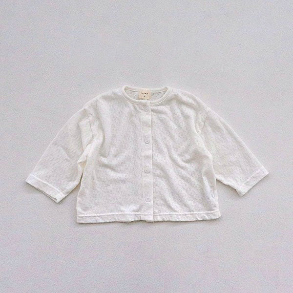 Eyelet Cardigan | Ivory