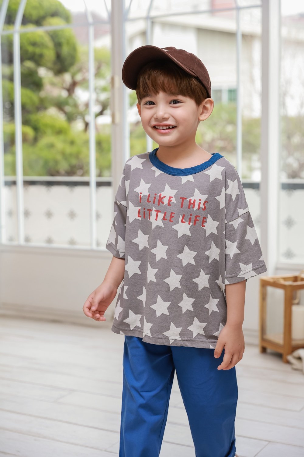 Little Life Star Tee | Grey