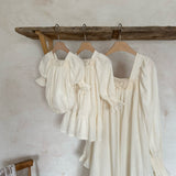 Mama's Vintage Puff Sleeve Dress | Cream