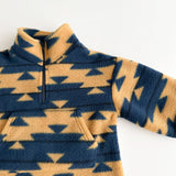 Fleece Zip Anorak | Teal