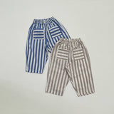 Striped Pants | Beige