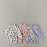 Floral Fleece Set | Ivory