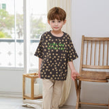 Little Life Flower Tee | Charcoal