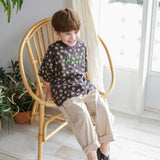 Little Life Flower Tee | Charcoal