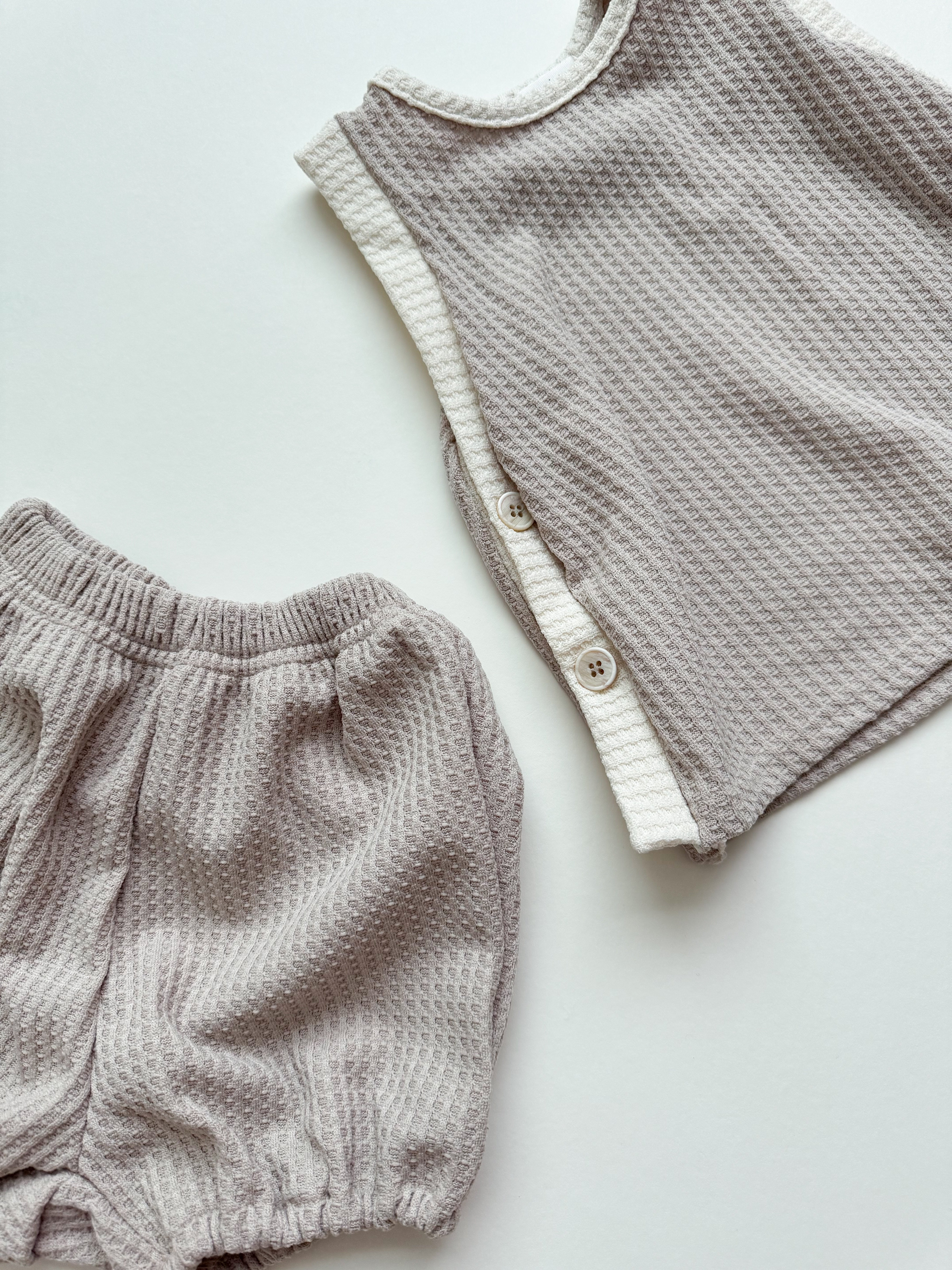 Baby Waffle Set | Beige