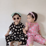 Daisy Pleats Summer Set | Pink