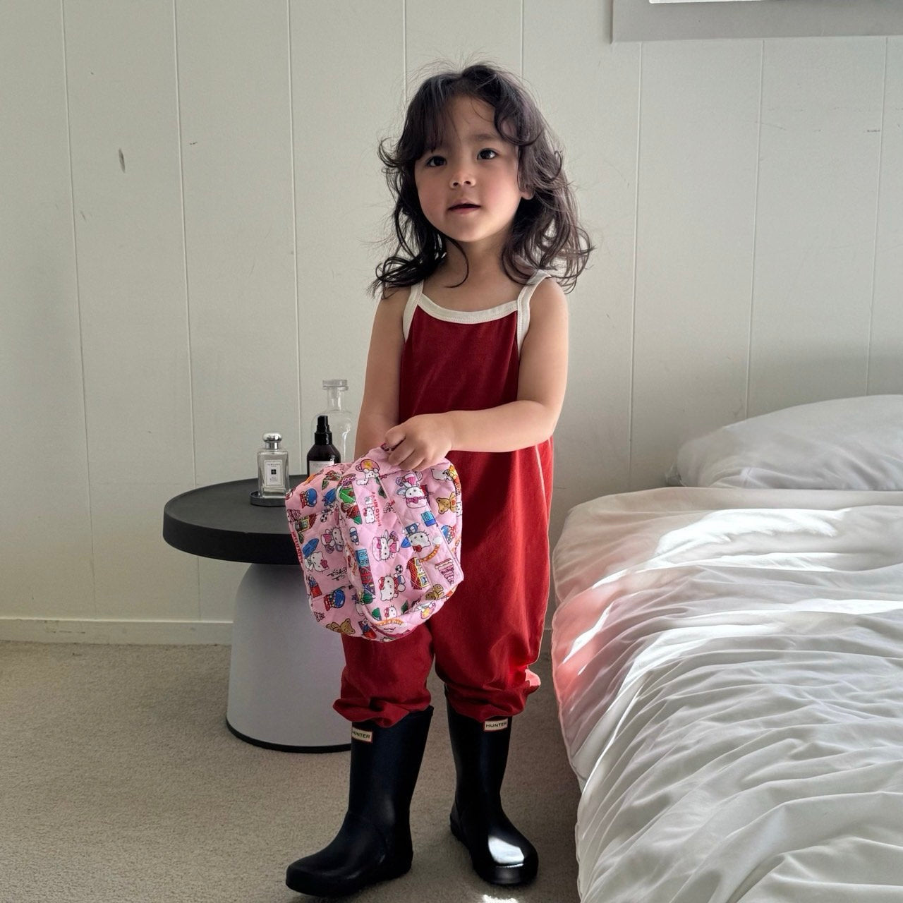 Kid's Playsuit - Red
