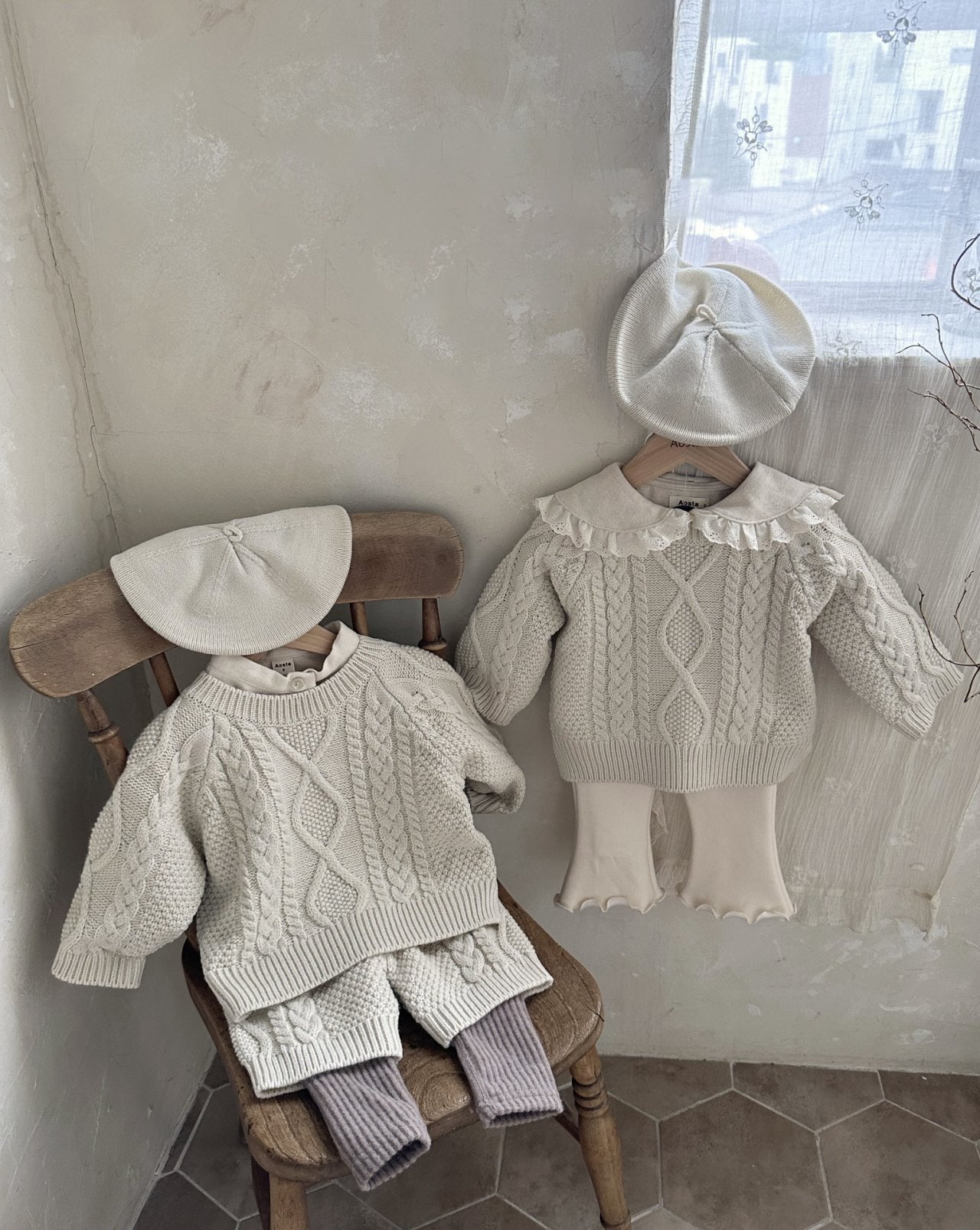 Knit Pants | Cream
