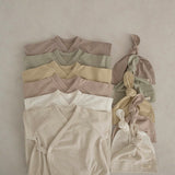Newborn Kimono + Hat Set | Dusty Pink