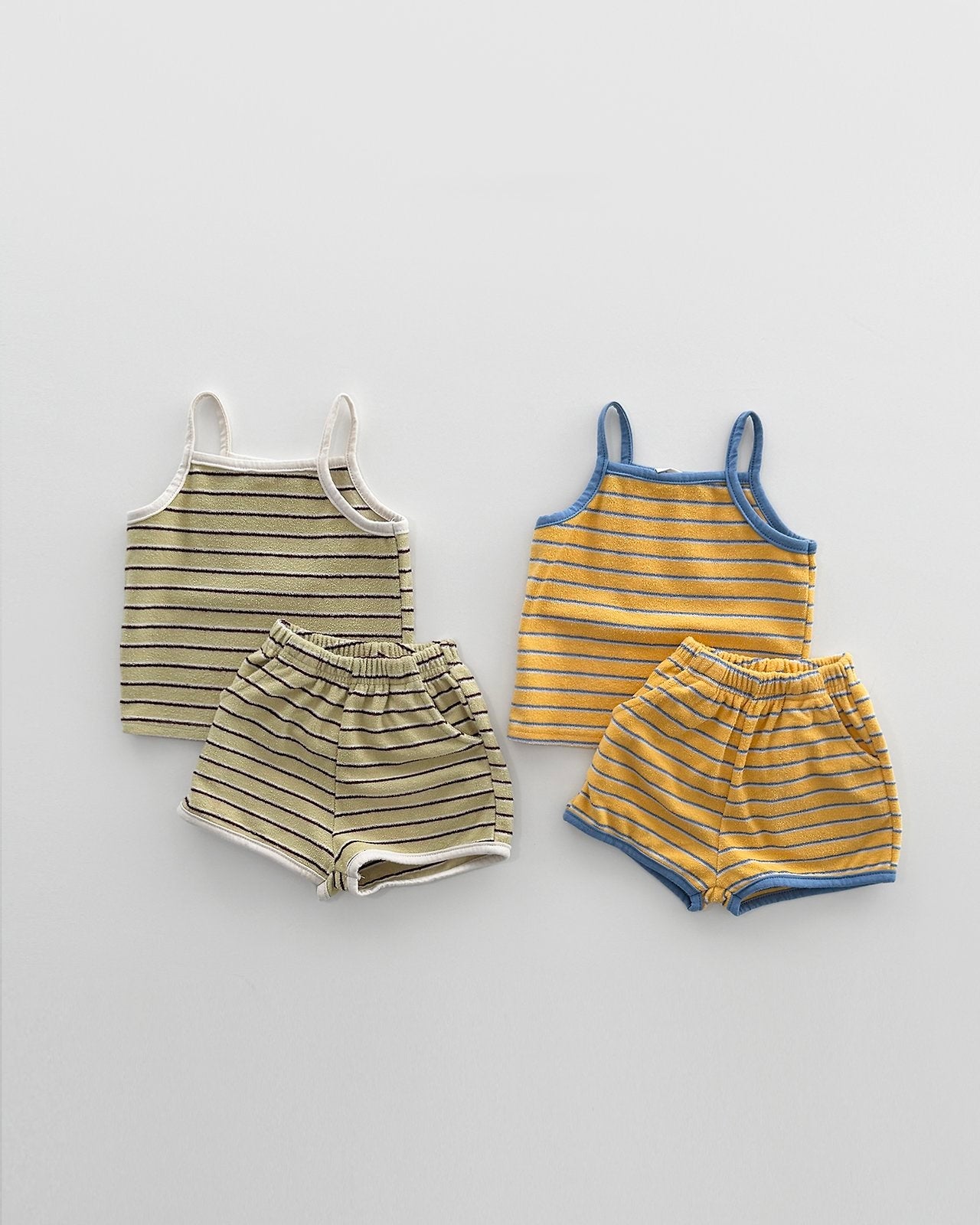 Baby Striped Terry Set | 2 Colors