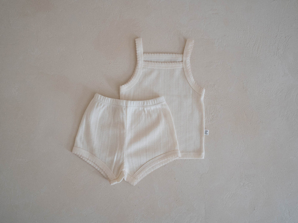 Pointelle Set | Milk