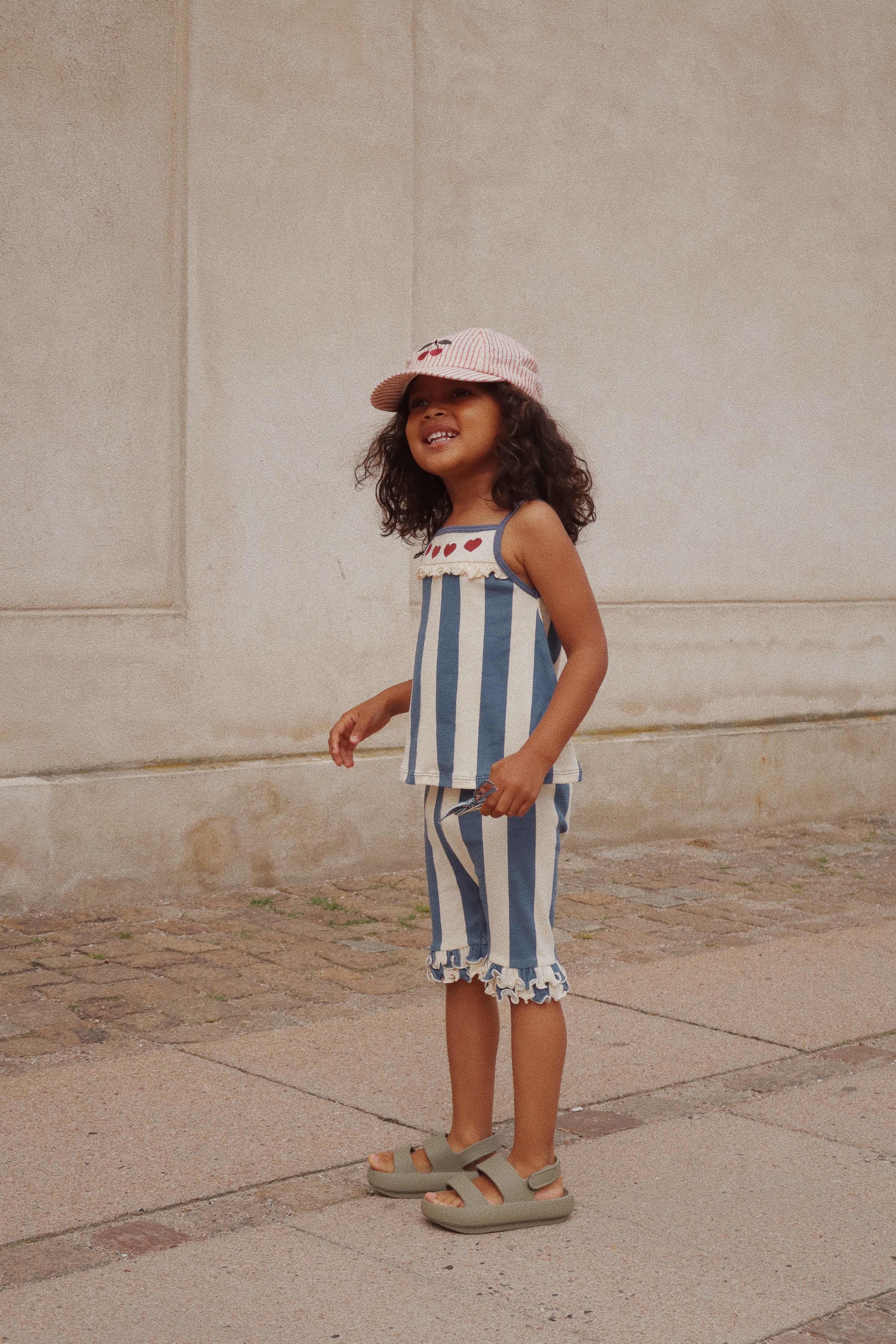 Classic Strap Top | Stripe Ecplise