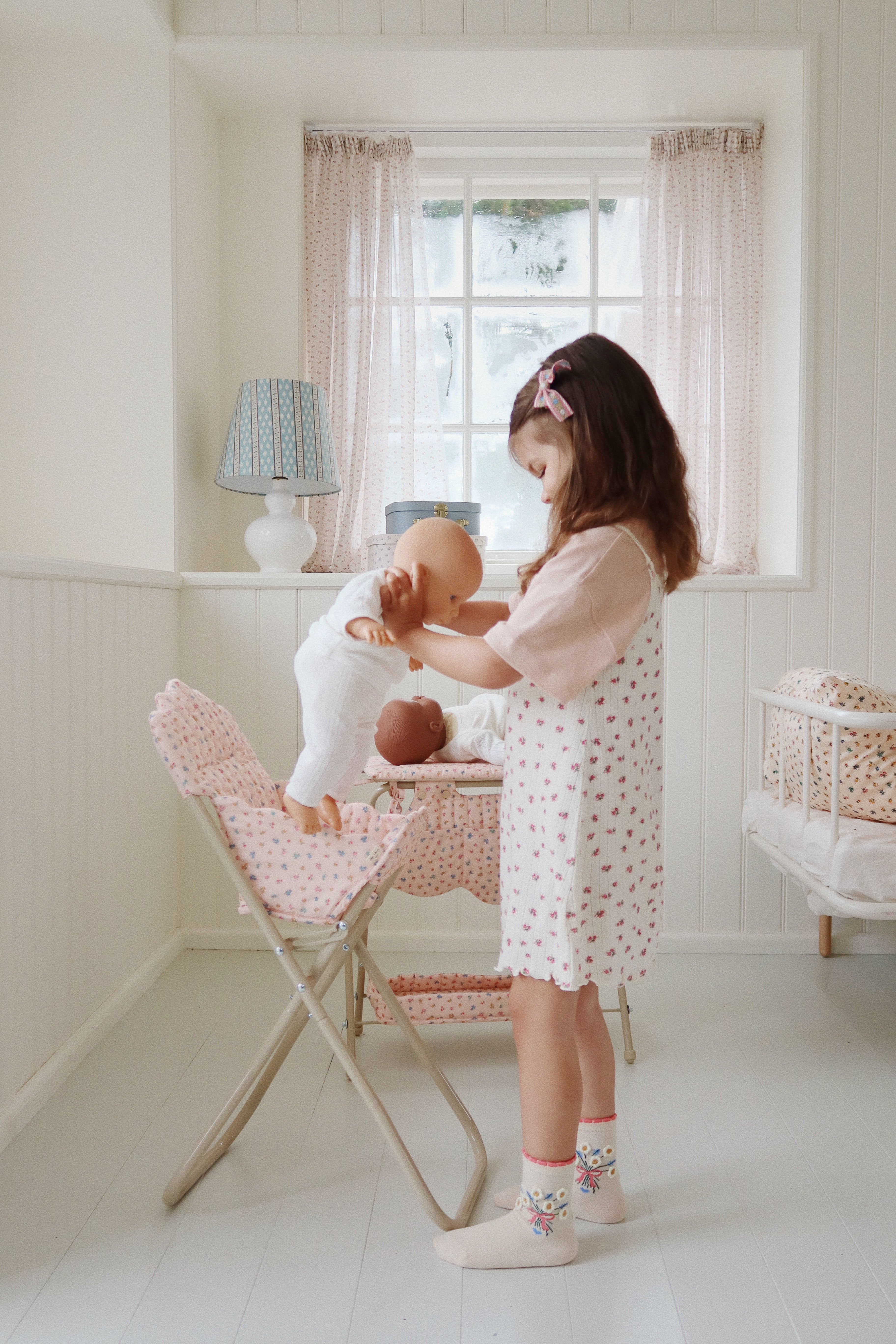 Konges Sløjd Doll High Chair | Bloomie Blush