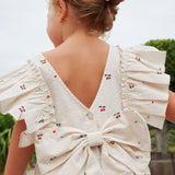 Evia Bow Dress | Cherry Ceour