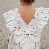 Evia Bow Dress | Cherry Ceour