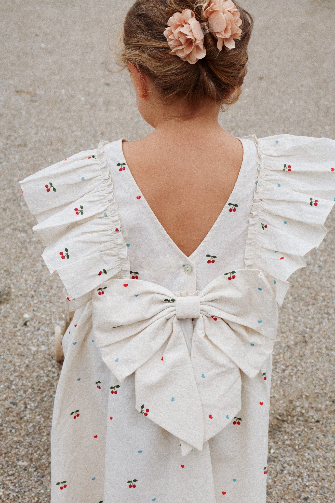 Evia Bow Dress | Cherry Ceour