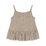 Lin Frill Strap Top | Milk Tank