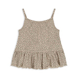 Lin Frill Strap Top | Milk Tank