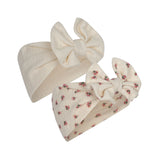 2 Pack Minnie Bonnet | Bloomie/Antique White