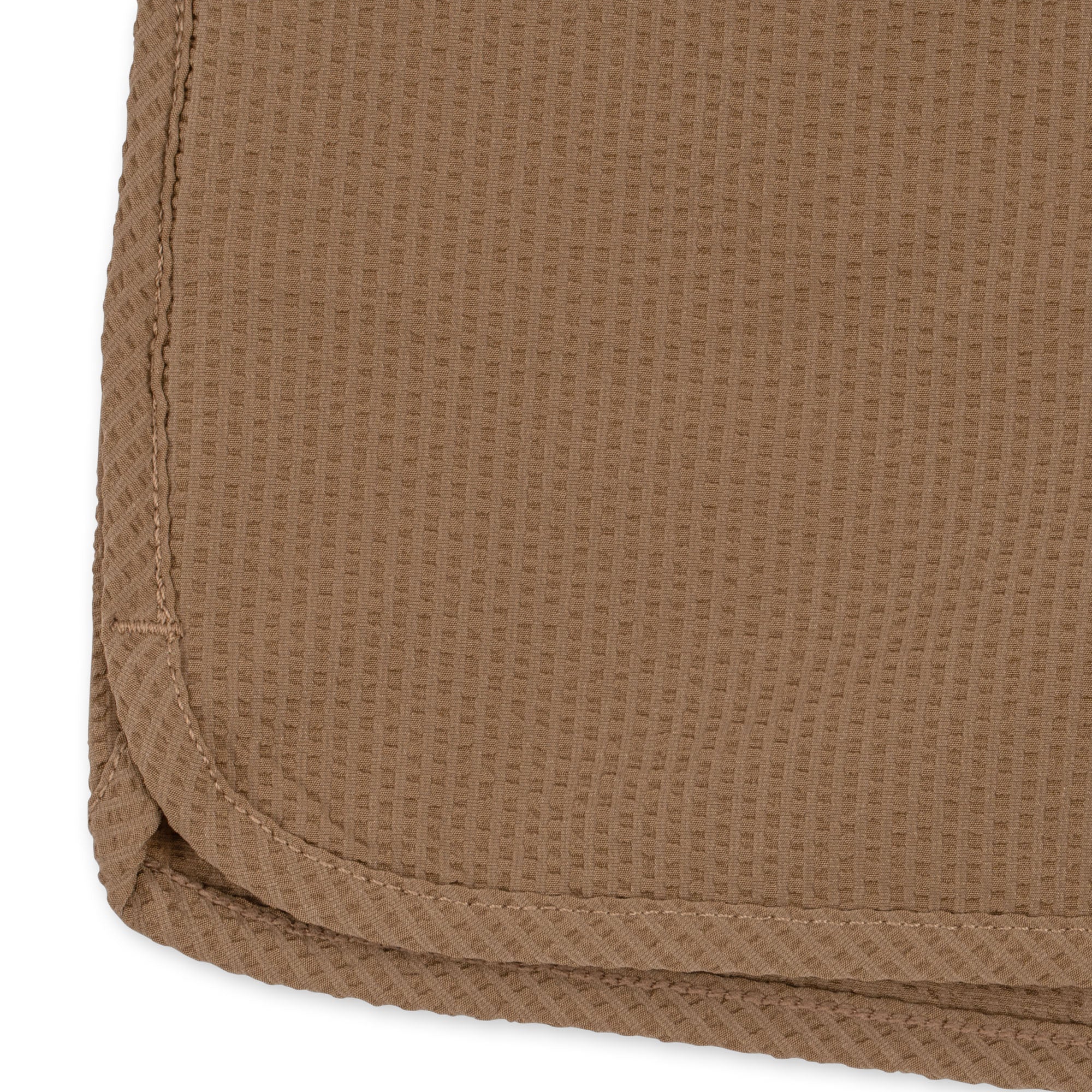 Seersucker Swim Shorts - Toasted Coconut