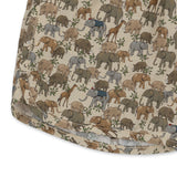 Seersucker Swim Shorts - Safari