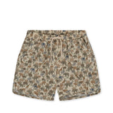 Seersucker Swim Shorts - Safari