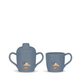 Silicone Sippy Cup + Cup Set | Dino