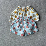 Shell Shorts | Blue
