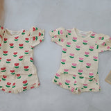 Tulip Frill Set | Red