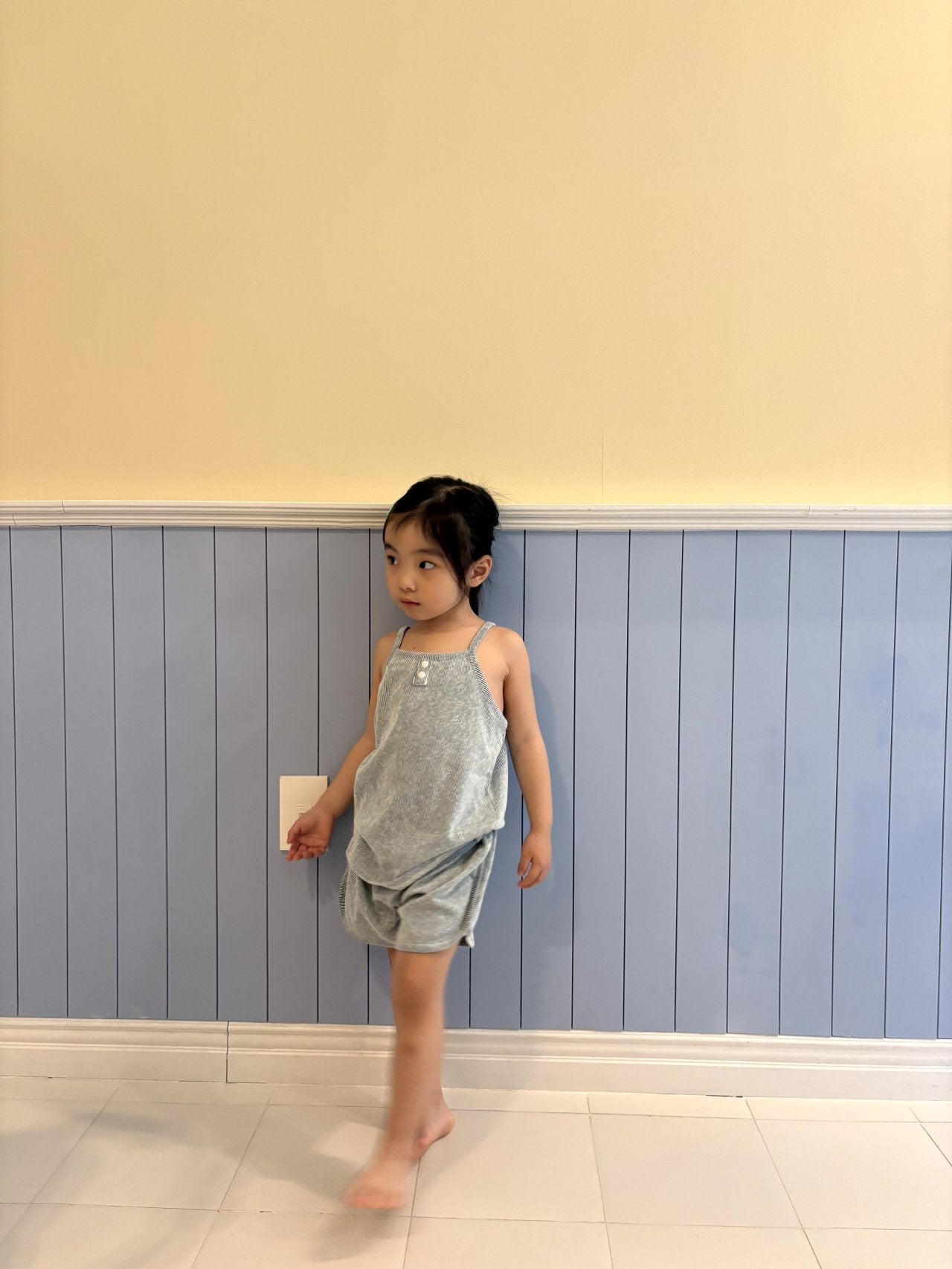 Rib Cami Set | Teal