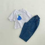 Pear Spackle Tee | Ivory