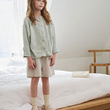 Eyelet Cardigan | Mint