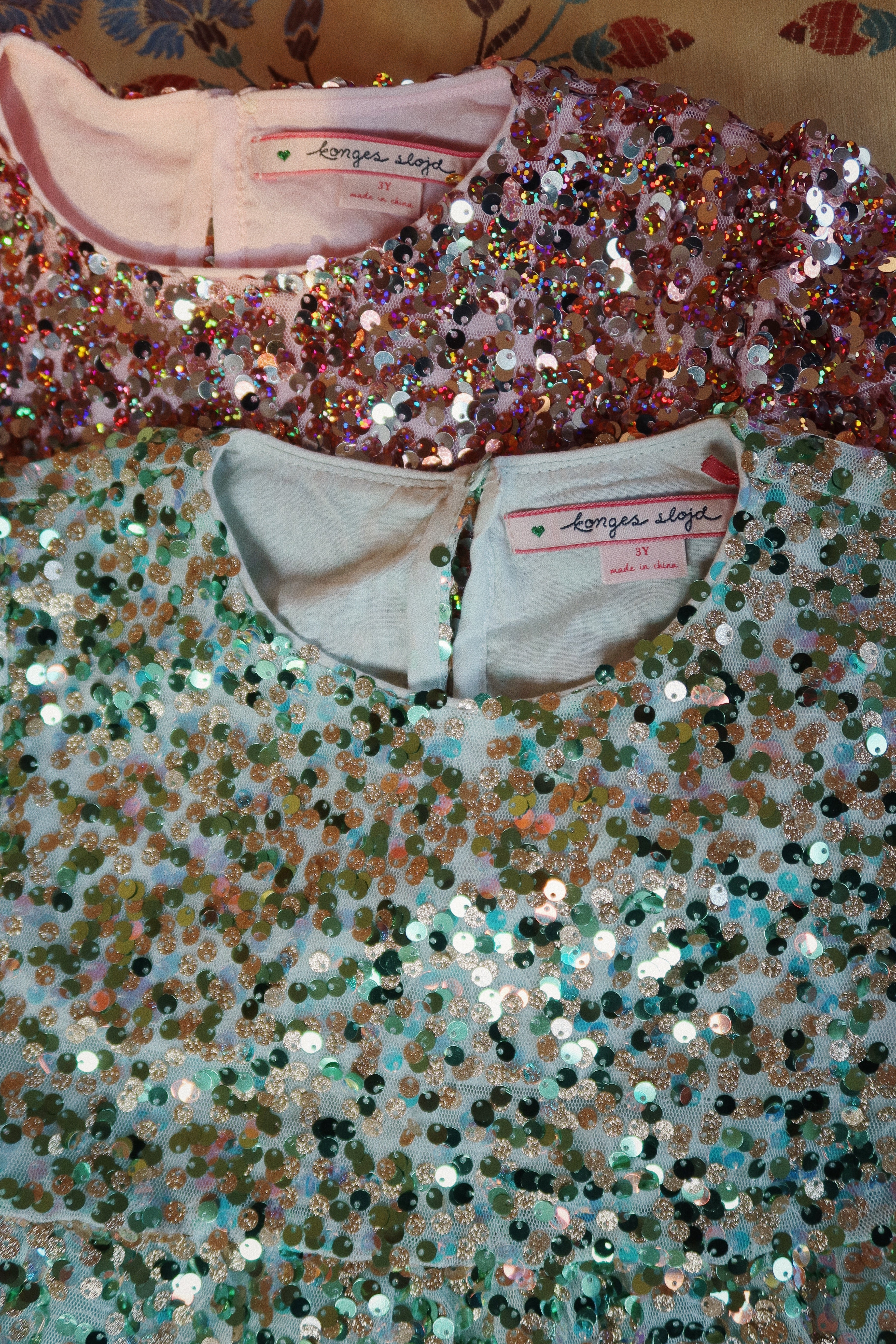 Lila Sequins Dress | Green